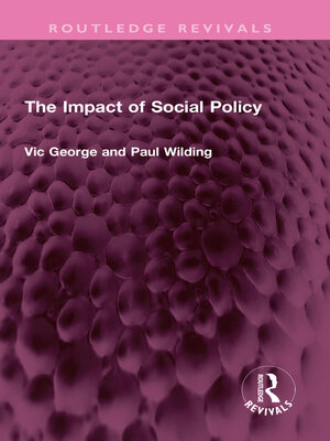 cover image of The Impact of Social Policy